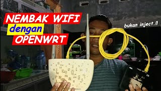 CARA NEMBAK WIFI DENGAN STB OPENWRT [upl. by Akehsar]