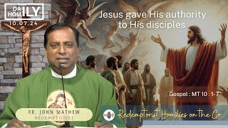 Homily  10th July 2024  Fr John Mathew CSsR [upl. by Dita493]