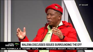 Malema discusses issues surrounding the EFF [upl. by Just]