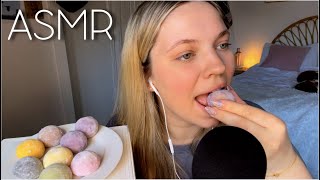 ASMR  Eating Mochi Ice Cream soft sticky chewing sounds😋 [upl. by Ardelia]