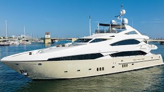 Inside a 10000000 Luxury SuperYacht  Sunseeker 121 Super Yacht Tour [upl. by Tennies973]