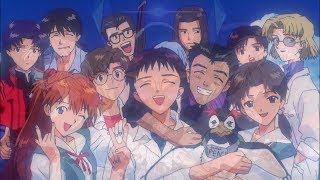 The End of Evangelion Yuugure no Tori Full Song [upl. by Auqkinahs]