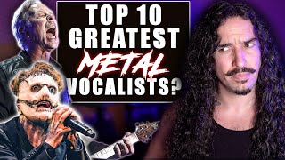 Top 10 GREATEST Metal Vocalists [upl. by Anerys]