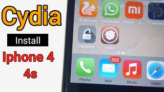 Cydia install iphone 4 4s in 2 minutes Hindi [upl. by Elehcor]