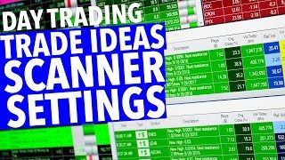 TRADE IDEAS SCANNER SETTINGS Setup [upl. by Evol]