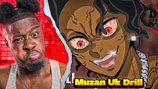 PUREOJUICE  Muzan Uk Drill Demon Slayer Ubuyashiki Response Diss 🔥 REACTION [upl. by Damarra996]