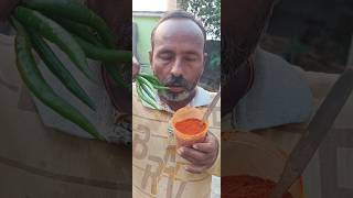 Spicy mirchi ka nashta 🌶️🌶️🥵🥵💔💔😭😭🙏🙏👍👍viralvideo shortvideo food youtubeshorts [upl. by Ahsehyt]