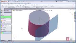 Creating Tangent Planes in SolidWorks [upl. by Renrag]