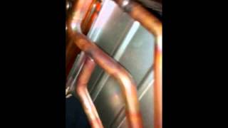 Changing the heater exchanger in a Rinnai on demand water heater nontutorial [upl. by Ordnas]