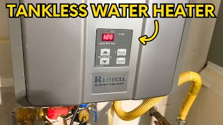 Review Rinnai RL75IN Tankless Hot Water Heater 75 GPM Natural Gas [upl. by Enad229]