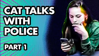 Cathryn Mellender talks with police about her boyfriends missing parents [upl. by Yelssew]