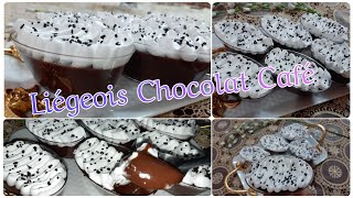 لييجوا شكولا الفرنسية الشهيرة بطريقة سهلة شكل راقي ومذاق خرافي 😋😋🤩💝 Liégeois Chocolat Café 🍫☕️ [upl. by Ro]