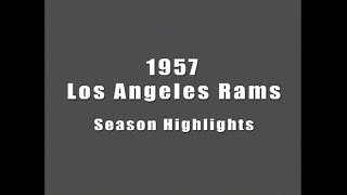 1957 Los Angeles Rams highlights [upl. by Base266]