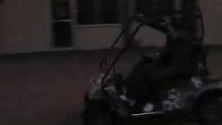 Golf Cart w440cc Snowmobile Engine  Wheelies and Burnout [upl. by Nus475]