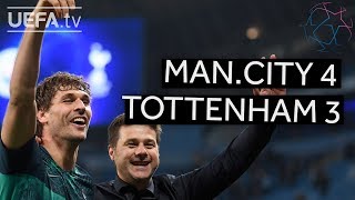 MANCHESTER CITY 43 TOTTENHAM UCL HIGHLIGHTS [upl. by Dorthy]