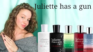 JULIETTE HAS A GUN  обзор бренда  НОВИНКИ 2024 духи perfume парфюмерия осень обзор juliette [upl. by Wolgast]