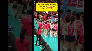 Ung kita mong gustong gusto na din ni Alyssa maglaro creamline alyssavaldez pvl fyp volleyball [upl. by Line]