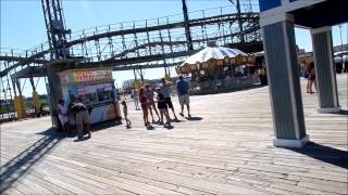 Moreys Piers Wildwood  Around the Boardwalk  July 5 2014  Part 2 of 5 [upl. by Raamal]