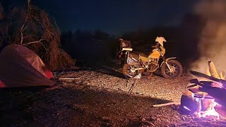 Solo Motocamping with the TW200 in the Olympic Peninsula [upl. by Nais]