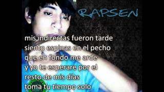 Acepto Tu Decisión  Rapsen Rap Romantico [upl. by Aruabea]