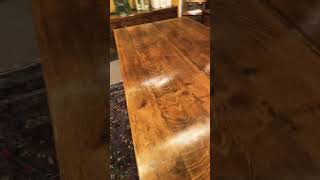 Edwardian oak refectory dining table dining table [upl. by Oeram619]