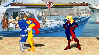 JEAN GREY vs CAPTAIN MARVEL  DEATH BATTLE‼️ [upl. by Primavera]