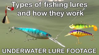 How fishing lures work underwater fishing lures [upl. by Eirrehs]