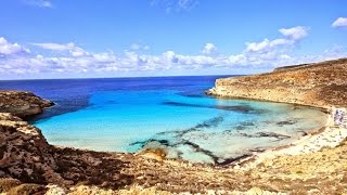 Rabitt beach Spiaggia dei conigli  Lampedusa Italy [upl. by Karwan]