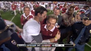 01072013 BCS National Championship Alabama vs Notre Dame Highlights [upl. by Ahsilac885]