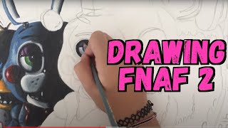 Drawing FNAF 2  FNAF Drawings By Gaia Spaziani [upl. by Knutson]