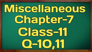 NCERT 11 Maths Ch 11 Conic Sections Ex 11 Miscellaneous Solutions [upl. by Egin]