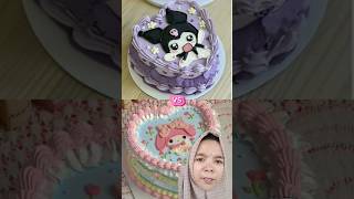 Kalian pilih yang mana cake sanrio kuromi cakedecorating shortvideo shorts viralvideo [upl. by Notlim690]