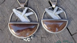 The creation of 2 amazing Fossil Whalebone Necklaces [upl. by Nitreb860]