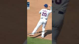 Brett Baty makes an impressive barehanded play 🤩 [upl. by Seem]