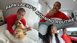 PAPA LAENOS MORNING ROUTINE  The Laeno Family [upl. by Reyam]