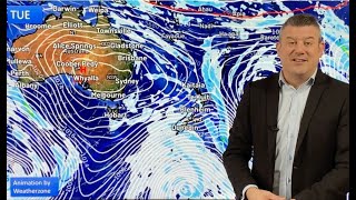 Series of cold fronts for NZ big high over Aussie [upl. by Derrek]