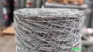 31mm Chicken Wire Netting Standard H105cm x L50m  19g  WireFence [upl. by Sueddaht]