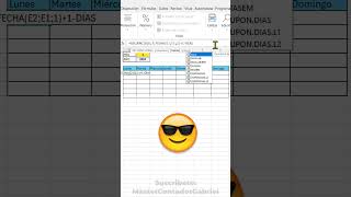 Como crear un calendario en excel con una sola funcionexcel excelavanzado mastercontadorgabriel [upl. by Anaz]