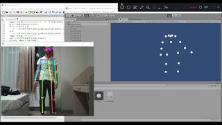 Python Human Pose Estimation And Unity Integration [upl. by Law]