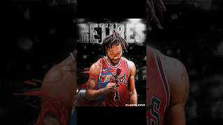 DErrick ROSE retire😱‼️ nba nbahighlights derrickrose [upl. by Macswan]