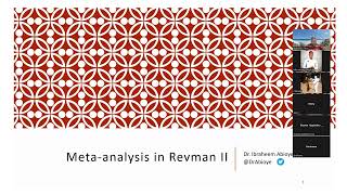 Meta analysis of continuous outcomes in Revman  Live [upl. by Veronike]