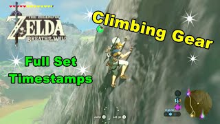 Climbing Gear Breath of The Wild Zelda [upl. by Notnek]