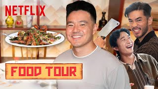 Philip Wang tours the San Gabriel Valley food scene with the cast of The Brothers Sun  Netflix [upl. by Karub]