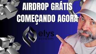 AIRDROP GRÁTIS tarefas fáceis COMEÇANDO AGORA  ELYS NETWORK rede cosmos [upl. by Clothilde4]