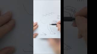 Dinosaur  Art with an Object  Pincers  art shorts creative fun [upl. by Manwell940]