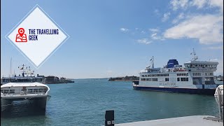 Wightlink Ferry departing Portsmouth [upl. by Etienne]