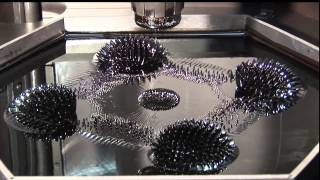 Ferrofluid Display  Programmable Liquid Metal Professional Exhibit [upl. by Jeniece]