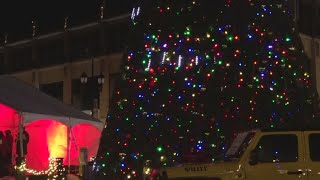 Crocker Park lights their iconic Christmas tree on Saturday [upl. by Zipah]