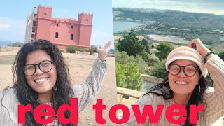 ST AGATHAS TOWER THE RED TOWERONE OF THE TOURIST SPOT HERE IN MALTA EUROPE [upl. by Laurie]