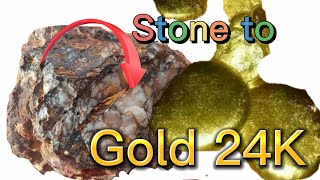 How to extract gold from stones [upl. by Tiffanle]